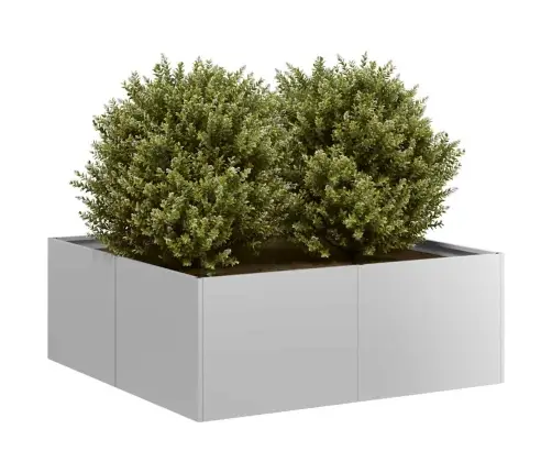 Puķu Kaste, 80X80X30 Cm, Cinkots Tērauds Vidaxl