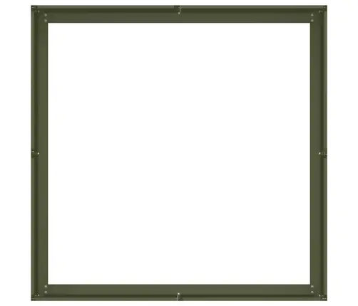 Aia Taimekast, Oliiviroheline, 100X100X30 cm Teras