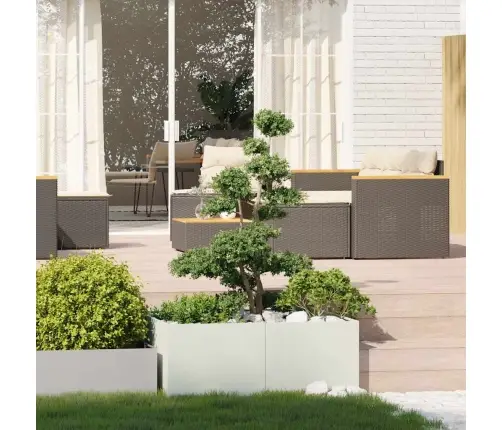 Lovelis, Baltos Spalvos, 100X100X40cm Plienas