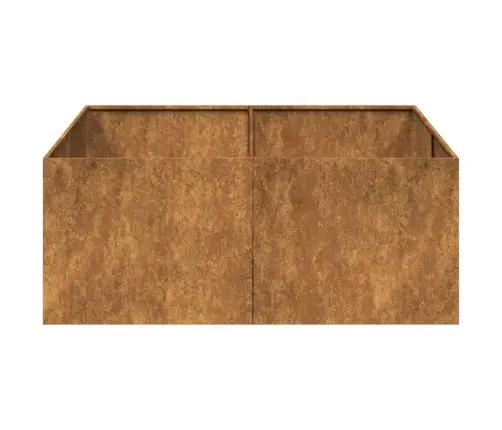 Taimekast, Rooste, 100X100X40 cm Ilmastikukindel Teras