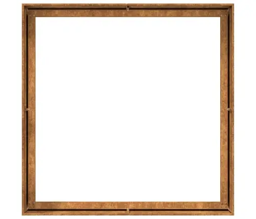 Taimekast, Rooste, 100X100X40 cm Ilmastikukindel Teras