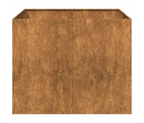 Puķu Kaste, Rūsas, 100X100X80 Cm, Izturīgs Tērauds Vidaxl