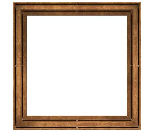 Puķu Kaste, Rūsas, 100X100X80 Cm, Izturīgs Tērauds Vidaxl