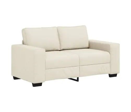 Dīvāns 3 Pcs Bēša Lina Maisījuma Audums Vidaxl