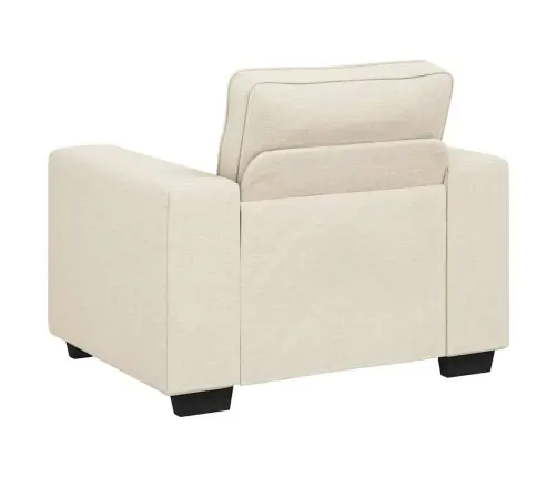 Dīvāns 3 Pcs Bēša Lina Maisījuma Audums Vidaxl