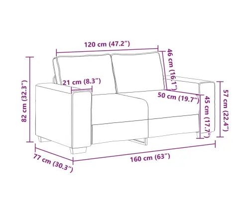 Dīvāns 3 Pcs Bēša Lina Maisījuma Audums Vidaxl