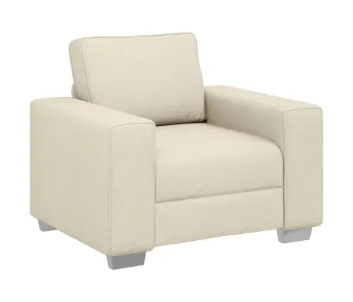 Dīvāns 3 Pcs Bēša Lins Vidaxl