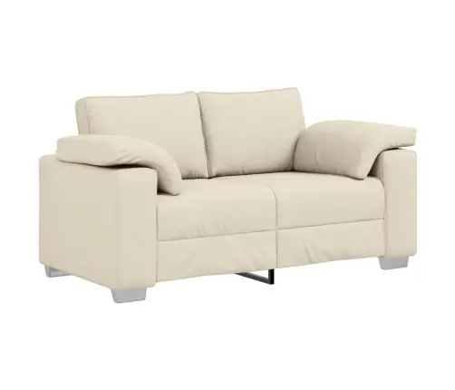 Dīvāns 3 Pcs Bēša Lins Vidaxl