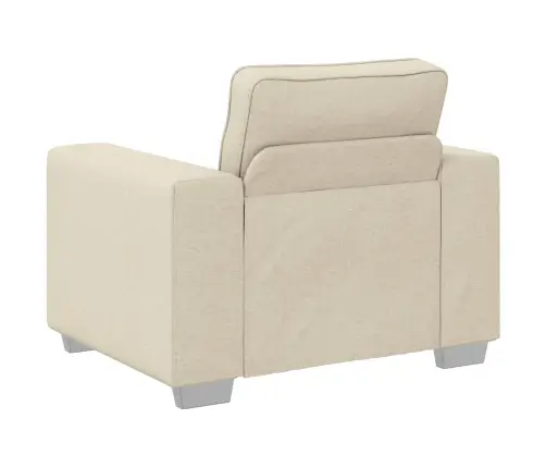 Dīvāns 3 Pcs Bēša Lins Vidaxl