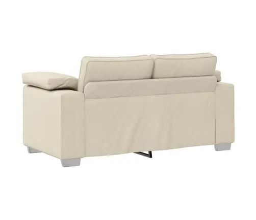 Dīvāns 3 Pcs Bēša Lins Vidaxl