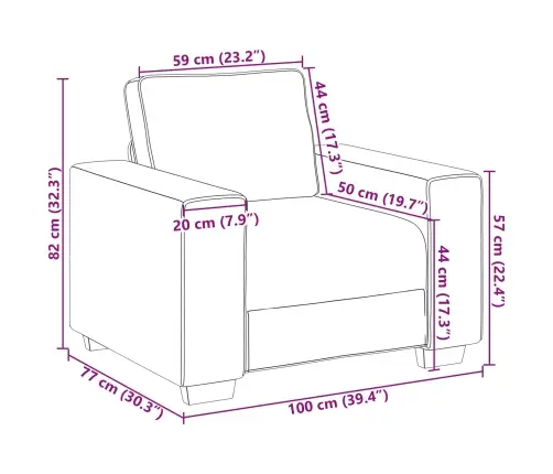 Dīvāns 3 Pcs Bēša Lins Vidaxl