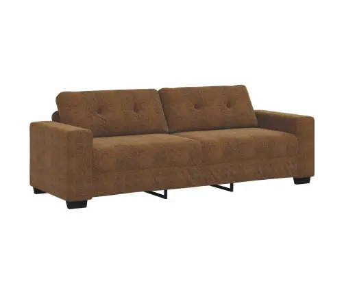 3 Daļu Dīvānu Komplekts Ar Spilveniem Melnā Audumā Vidaxl