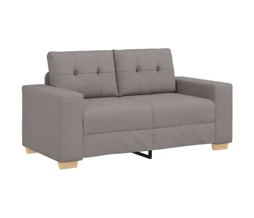 3 Daļu Dīvānu Komplekts Ar Spilveniem, Pelēkā Un Brūnā Krāsā Vidaxl