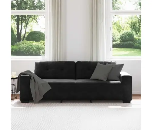 Dīvāns 3 Pcs Brūna Lina Maisījuma Audums Vidaxl