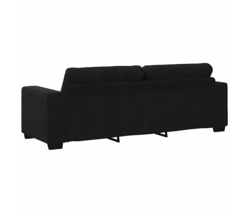 Dīvāns 3 Pcs Brūna Lina Maisījuma Audums Vidaxl