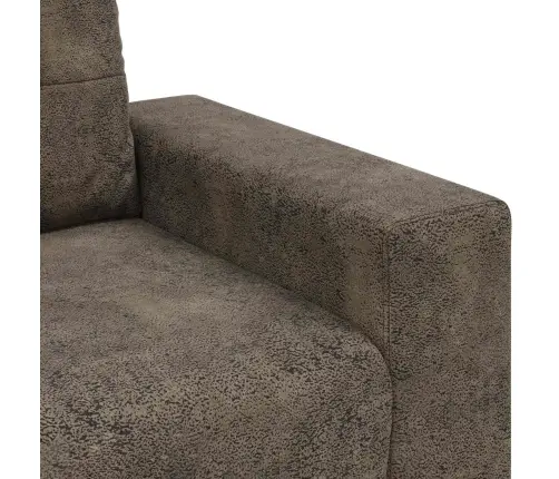 Dīvāns 3 Pcs Tumši Pelēks Lina Maisījuma Audums Vidaxl