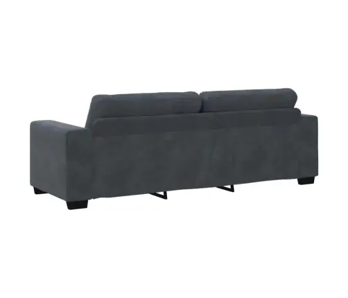 Sofos Komplektas 3 Pcs Pilka Aksomas