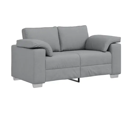 Dīvānu Komplekts 3 Pcs Pelēka 219 X 77 X 82 Cm Audums Vidaxl