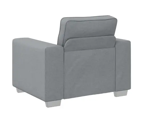 Dīvānu Komplekts 3 Pcs Pelēka 219 X 77 X 82 Cm Audums Vidaxl