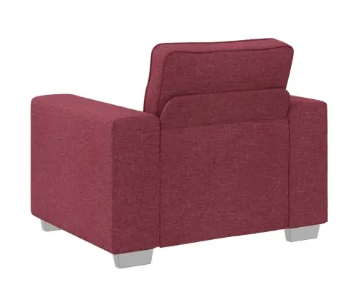 Dīvānu Komplekts 3 Pcs Vīna Sarkans 219 X 77 X 82 Cm Audums Vidaxl