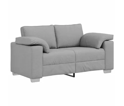 Dīvānu Komplekts 3 Pcs Pelēka 219 X 77 X 82 Cm Audums Vidaxl