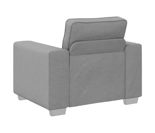 Dīvānu Komplekts 3 Pcs Pelēka 219 X 77 X 82 Cm Audums Vidaxl