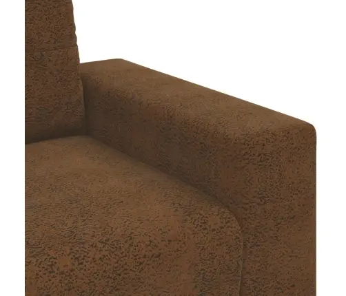 Dīvāns 2 Pcs Brūna 221 X 78 X 80 Cm Mākslīgā Āda Vidaxl