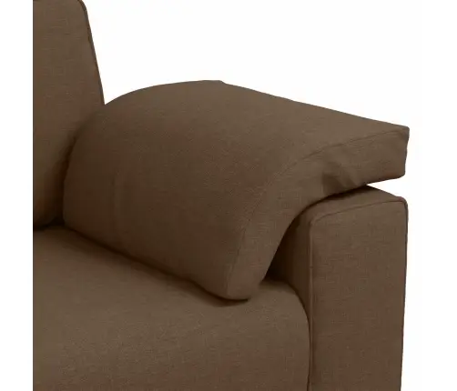 Diivanikomplekt 2 Pcs Pruun 219 X 77 X 82 Cm Kangas