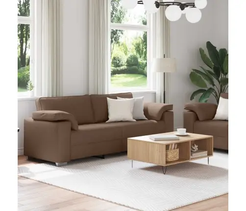 Diivanikomplekt 2 Pcs Pruun 219 X 77 X 82 Cm Kangas