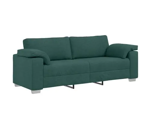Dīvānu Komplekts 2 Pcs Tumši Zaļš 219 X 77 X 82 Cm Audums Vidaxl