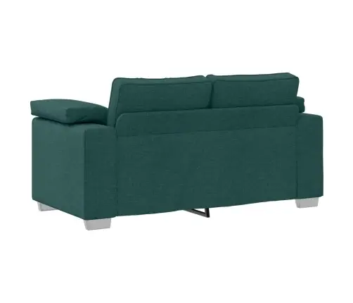 Dīvānu Komplekts 2 Pcs Tumši Zaļš 219 X 77 X 82 Cm Audums Vidaxl