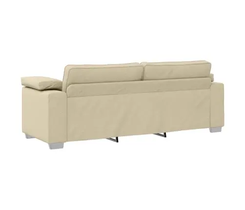 Dīvānu Komplekts 2 Pcs Krēmkrāsa 219 X 77 X 82 Cm Audums Vidaxl