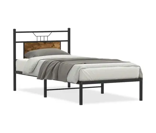 Gulta Bez Matrača, Ozolkoka, 90X190 Cm, Inženierijas Koks Vidaxl