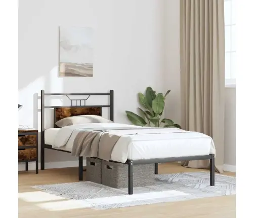 Gulta Bez Matrača, Ozolkoka, 90X190 Cm, Inženierijas Koks Vidaxl