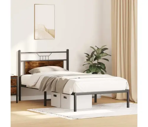 Lovos Rėmas Be Čiužinio, Dūminio Ąžuolo, 107X203 cm Mediena