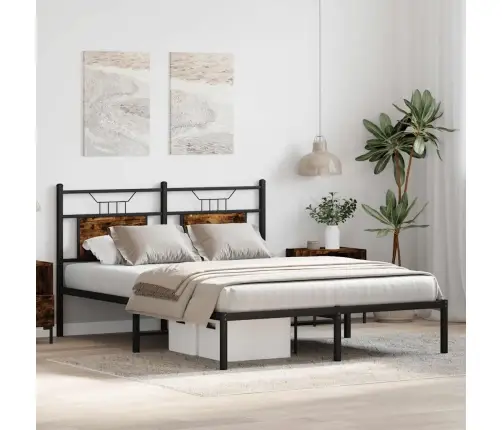 Gulta Bez Matrača, Ozolkoka, 137X190 Cm, Inženierijas Koks Vidaxl