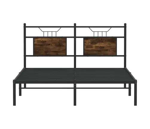 Gulta Bez Matrača, Ozolkoka, 137X190 Cm, Inženierijas Koks Vidaxl