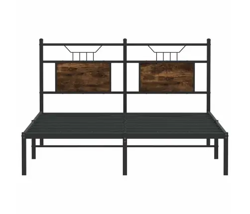 Lovos Rėmas Be Čiužinio, Dūminio Ąžuolo, 150X200cm Mediena