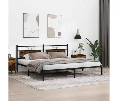 Gulta Bez Matrača, Ozolkoka, 193X203 Cm, Inženierijas Koks Vidaxl