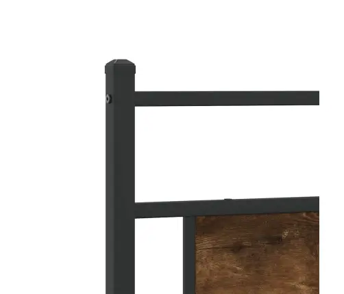 Voodiraam Ilma Madratsita Suitsutatud Tamm 200X200 Cm Tehispuit