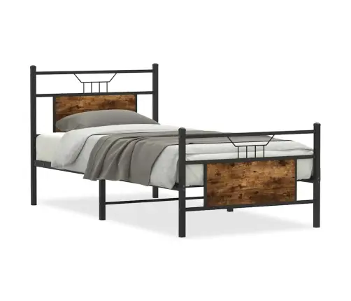 Gulta Bez Matrača, Ozolkoka, 75X190 Cm, Inženierijas Koks Vidaxl