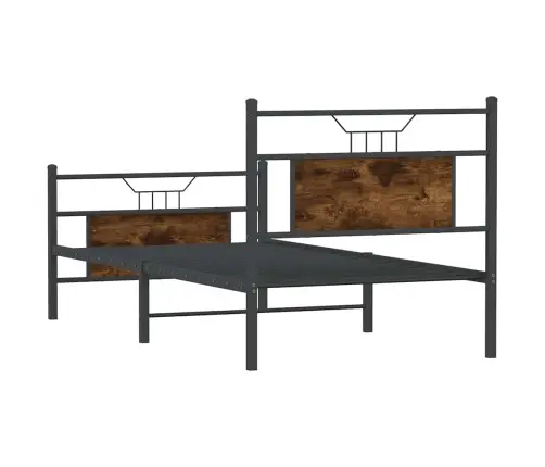 Gulta Bez Matrača, Ozolkoka, 75X190 Cm, Inženierijas Koks Vidaxl