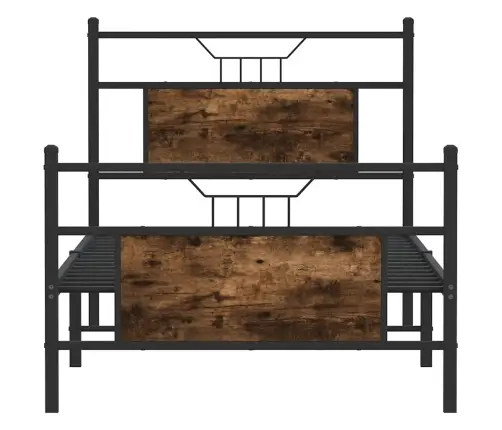 Lovos Rėmas Be Čiužinio, Dūminis, 90X190cm Apdirbta Mediena