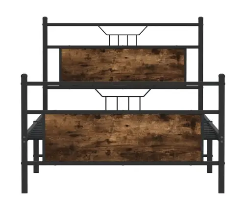 Gulta Bez Matrača, Ozolkoka, 100X200 Cm, Inženierijas Koks Vidaxl