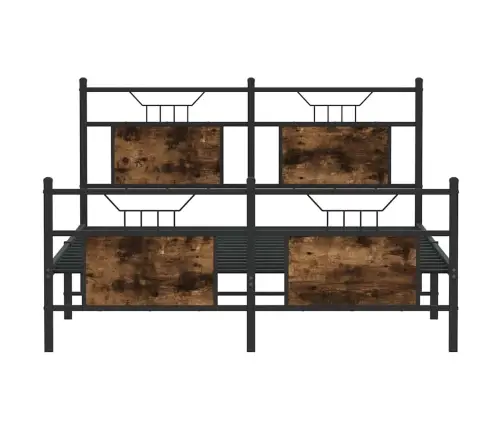 Gulta Bez Matrača, Ozolkoka, 140X190 Cm, Inženierijas Koks Vidaxl