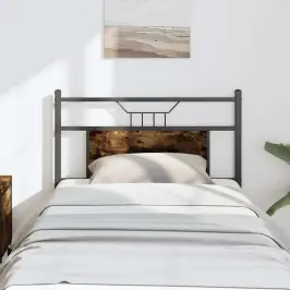 Galvgalis, Ozolkoka Krāsa, 80 Cm, Inženierijas Koks, Tērauds Vidaxl