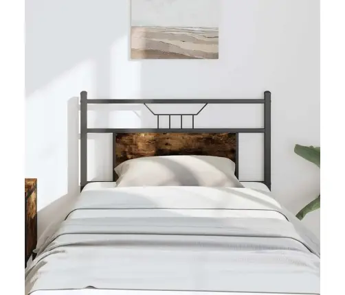 Galvūgalis, Dūminio Ąžuolo Spalvos, 80cm Mediena Ir Plienas