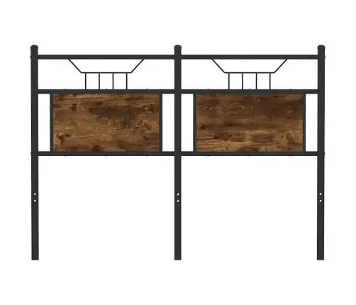 Galvgalis, Ozolkoka Krāsa, 120 Cm, Inženierijas Koks, Tērauds Vidaxl Galvgalis, Ozolkoka Krāsa, 120 Cm, Inženierijas Koks, Tērauds Vidaxl