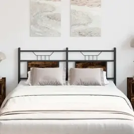 Galvgalis, Ozolkoka Krāsa, 137 Cm, Inženierijas Koks, Tērauds Vidaxl