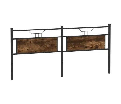 Galvūgalis, Dūminio Ąžuolo Spalvos, 193cm Mediena Ir Plienas